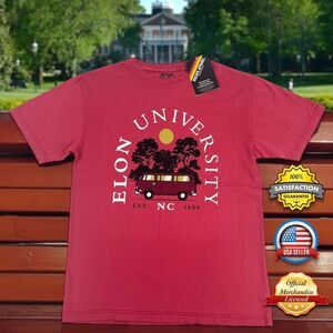 OFFICIALLY LICENSED Elon University MEN'S MED Short Sleeve T-Shirt Shiraz NWT